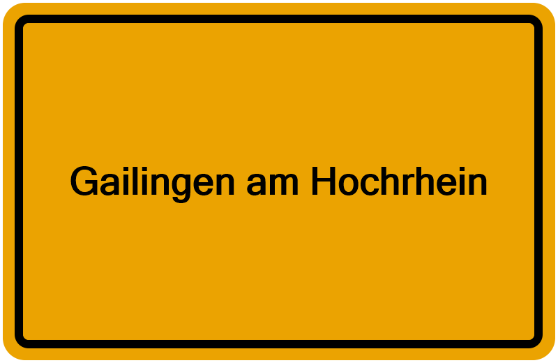 Handelsregister Gailingen am Hochrhein